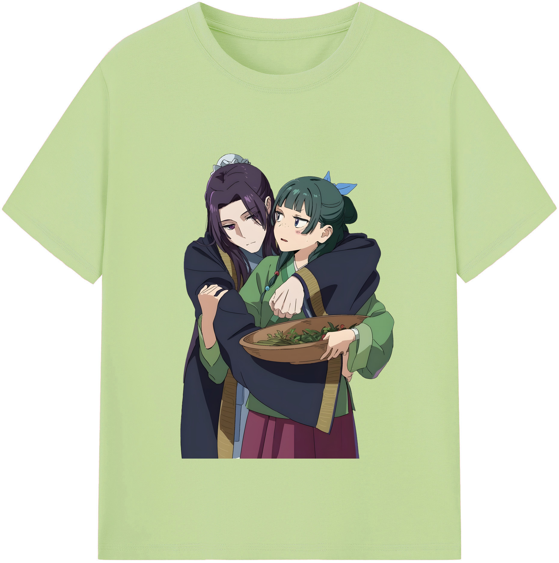 （画像用） 薬屋のひとりごと The Apothecary Diaries 綿100％半袖Tシャツ（フロントプリント）